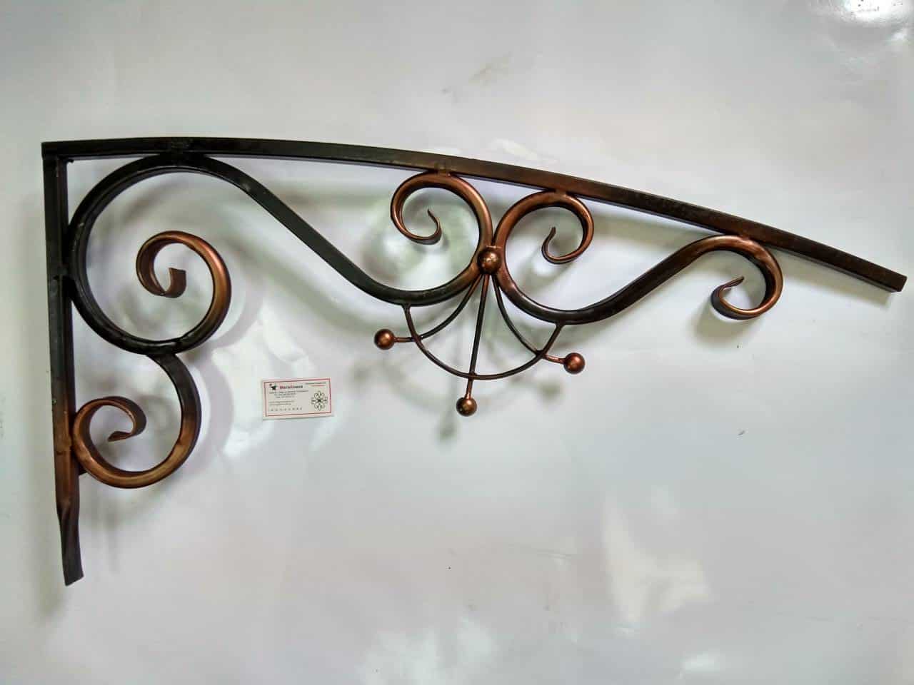 Козырек кованый