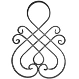 Розетка кована