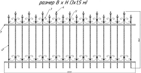 Кованое ограждения
