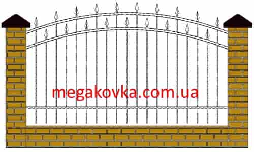 Кованое ограждения