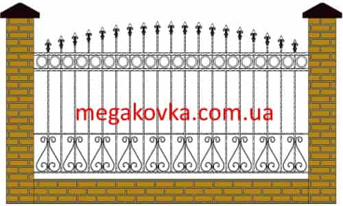 Кованое ограждения