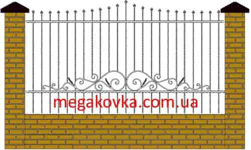 Кованое ограждения