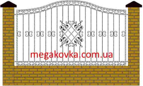 Кованое ограждения
