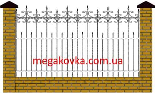 Кованое ограждения