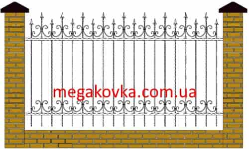 Кованое ограждения