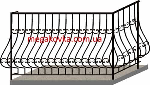 Балконое ограждения