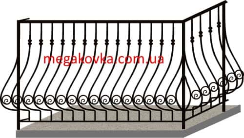 Балконое ограждения