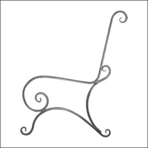 Боковина лавки 