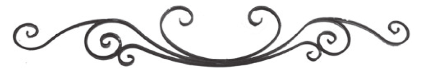 Розетка кована